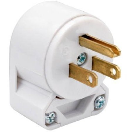 PASS & SEYMOUR Wht 8Pos 3Wire Ang Plug 4867ANWCC10